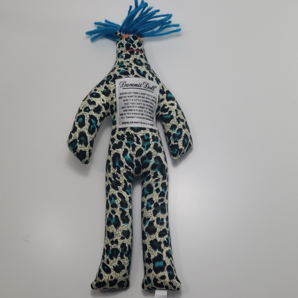 Dammit Doll ( Leopard, Blue)